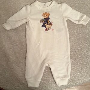 Ralph Lauren bear onesie baby girl 3 months